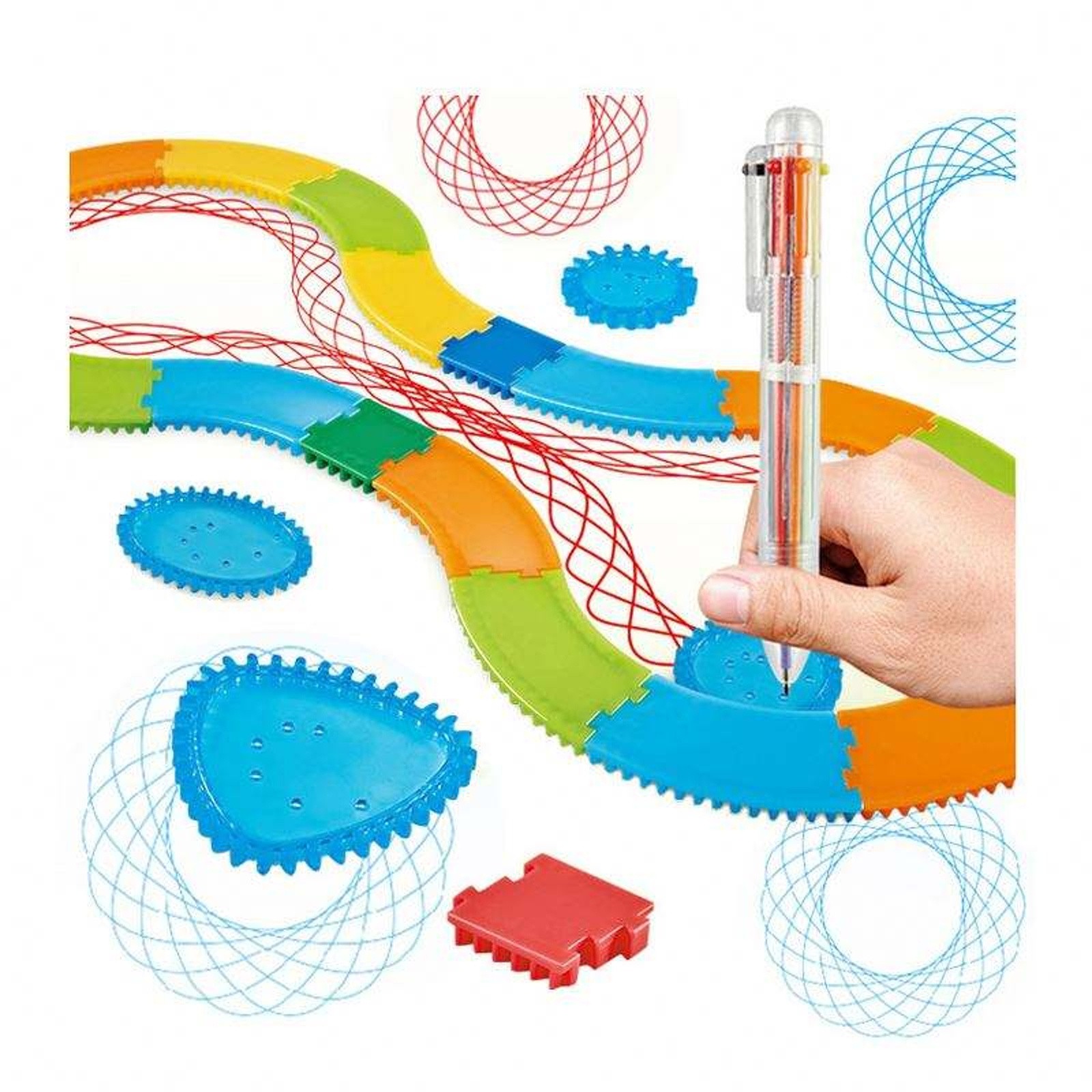 Kids Toys Drawing - Student Geometry Drawing Stencils Set Painting