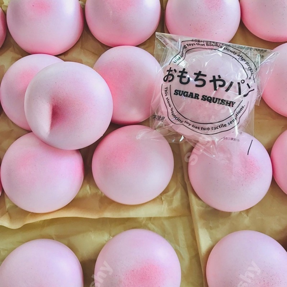 Kids Toys In Wholesale - Simulated Pink Steamed Bun Squishy Squeeze