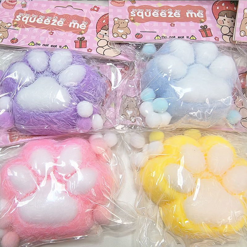 Cute Sticky Cat Paw Squishy Sq - مراجعة Kids Toys In Wholesale وسعره