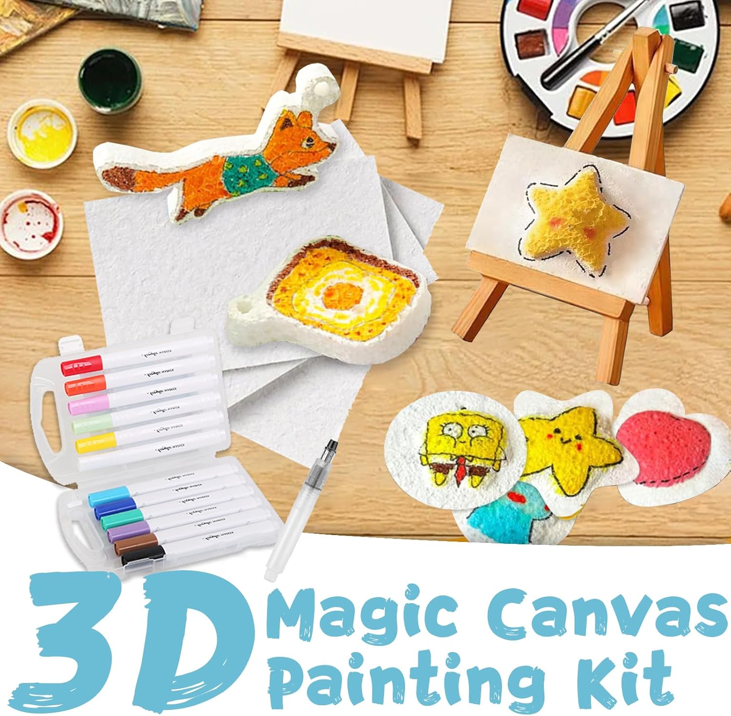 3D Puffy Foam Texture Painting - مراجعة Kids Toys Drawing وسعره