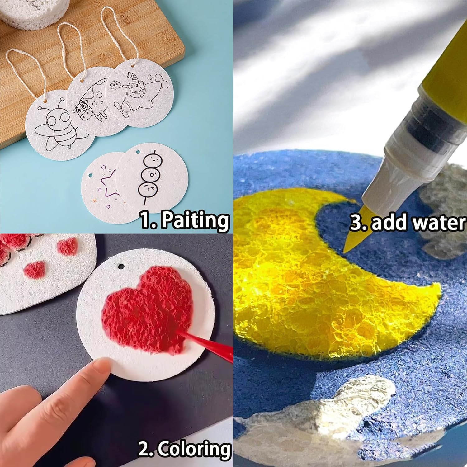 3D Puffy Foam Texture Painting - مراجعة Kids Toys Drawing وسعره