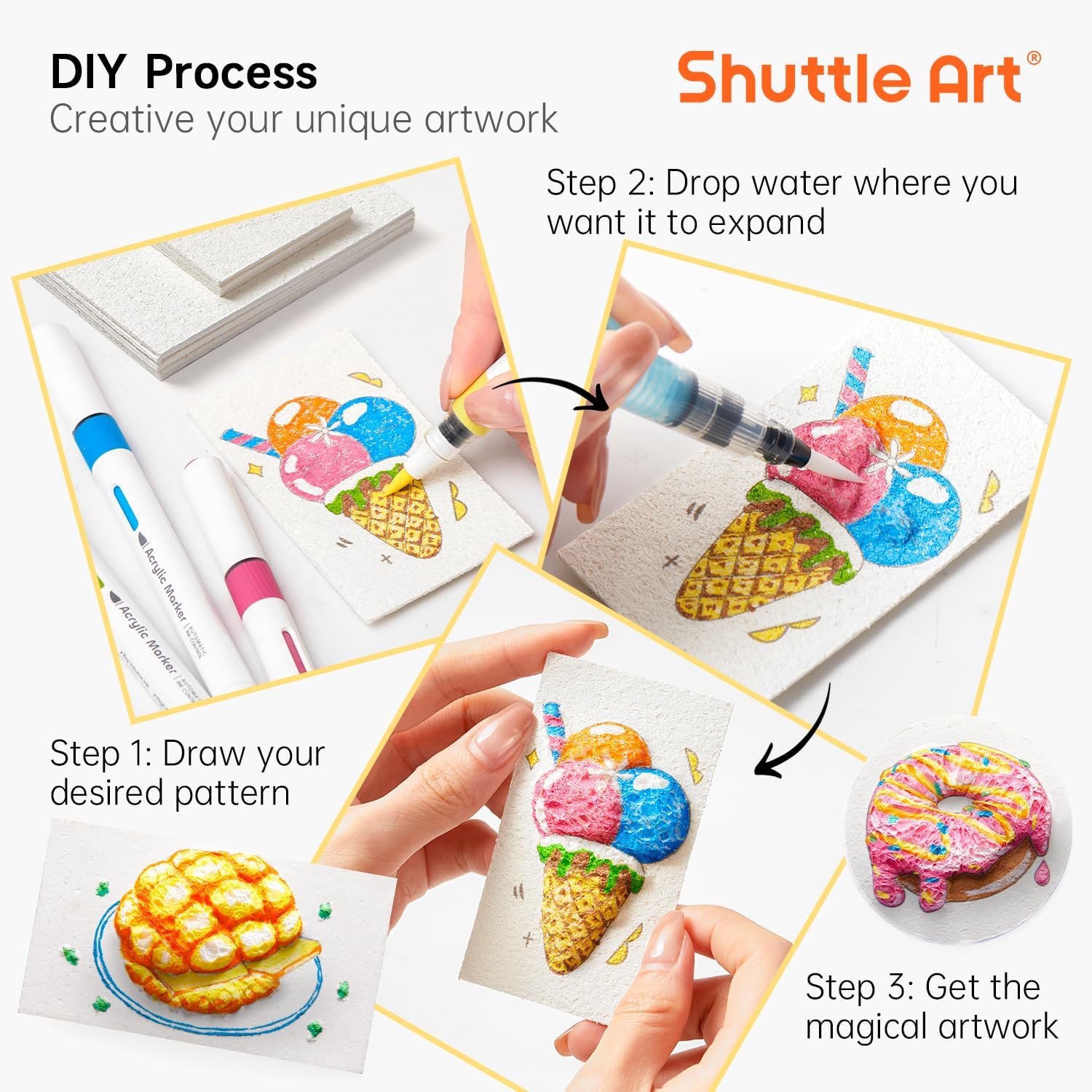3D Puffy Foam Texture Painting - مراجعة Kids Toys Drawing وسعره
