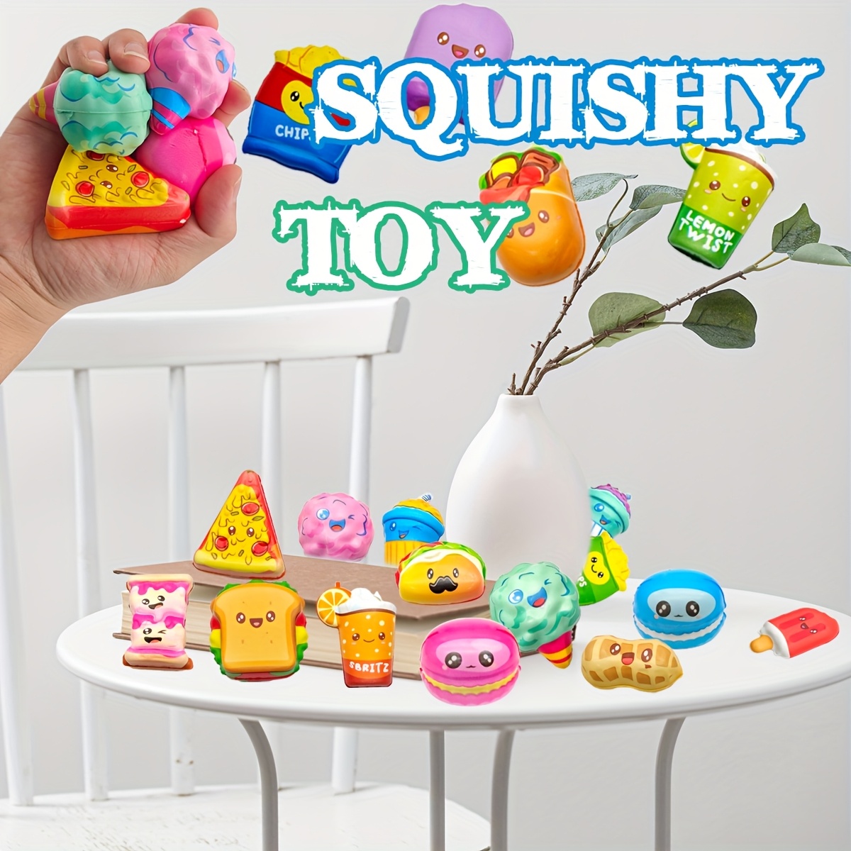 12Pcs Mini Food Squishy Slow R - مراجعة Kids Toys In Wholesale وسعره