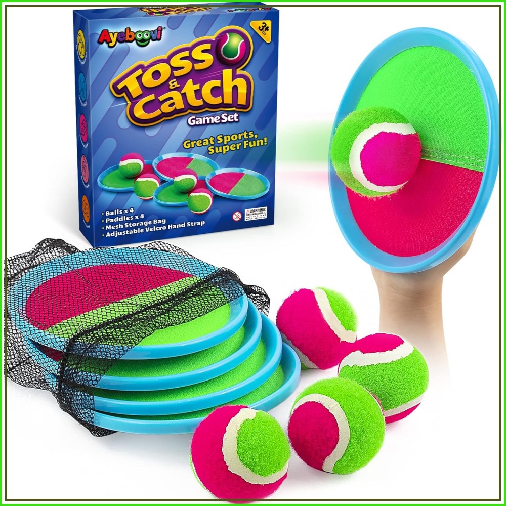 Toss and Catch Ball Game Outdo - مراجعة Kids Yard Toys وسعره