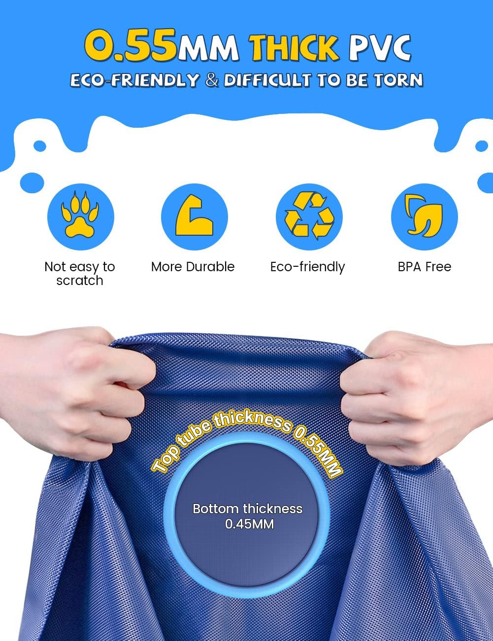 Non-Slip Splash Pad for Kids a - مراجعة Kids Toys Dog وسعره
