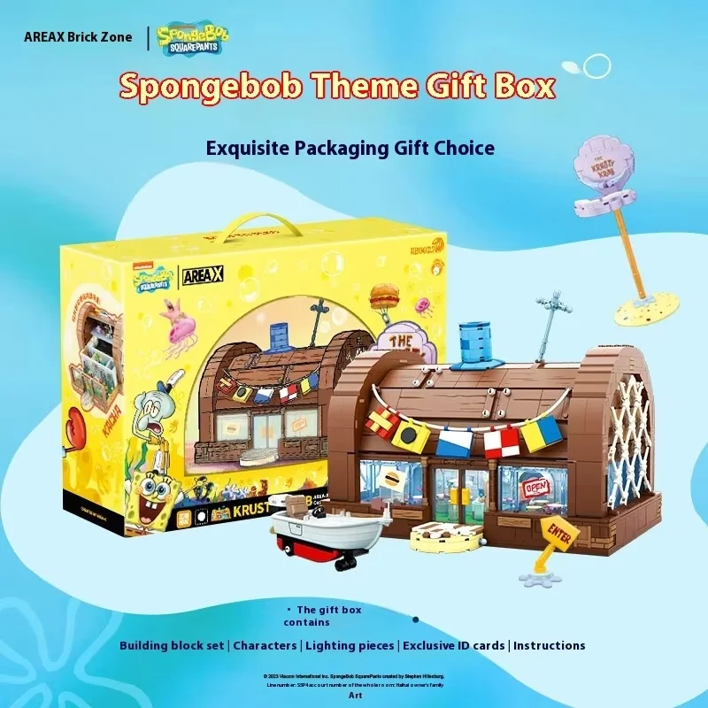 Area-X Spongebob Krusty Krab B - مراجعة Kids Xbox Toys وسعره