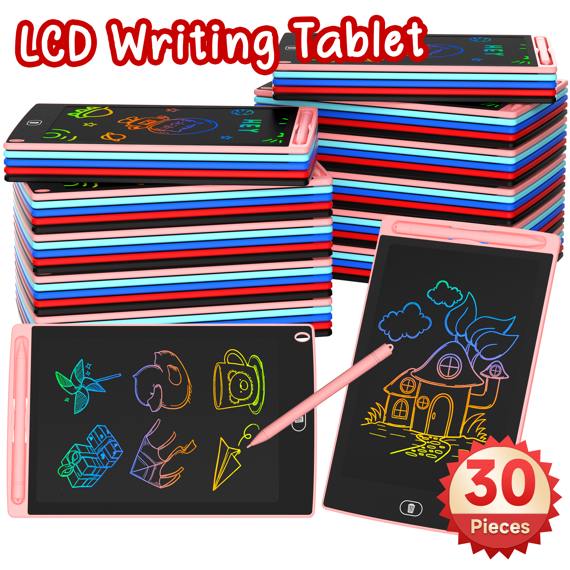 30pcs of 8.5 Inch LCD Drawing  - مراجعة Kids Toys Drawing وسعره