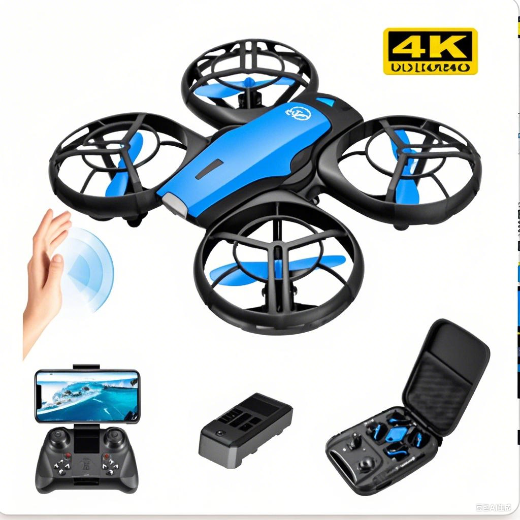 V8 Mini FPV RC Drone 4K HD 108 - مراجعة Kids Xbox Toys وسعره