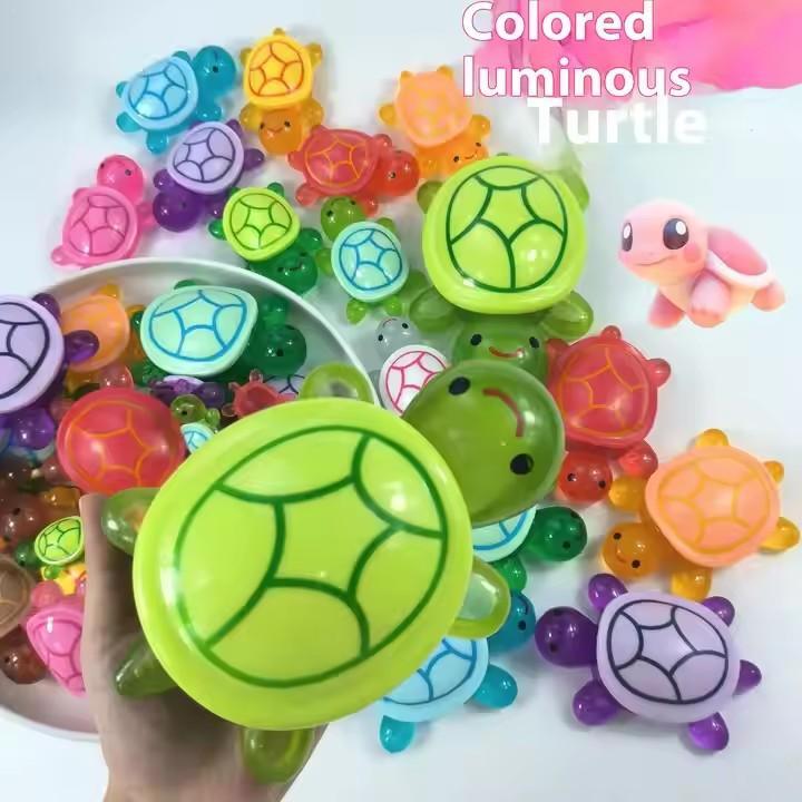 1/100pcs Coloful Random Lumino - مراجعة Kids Toys Little People وسعره