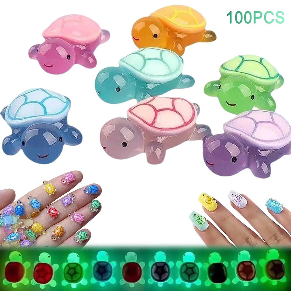 1/100pcs Coloful Random Lumino - مراجعة Kids Toys Little People وسعره