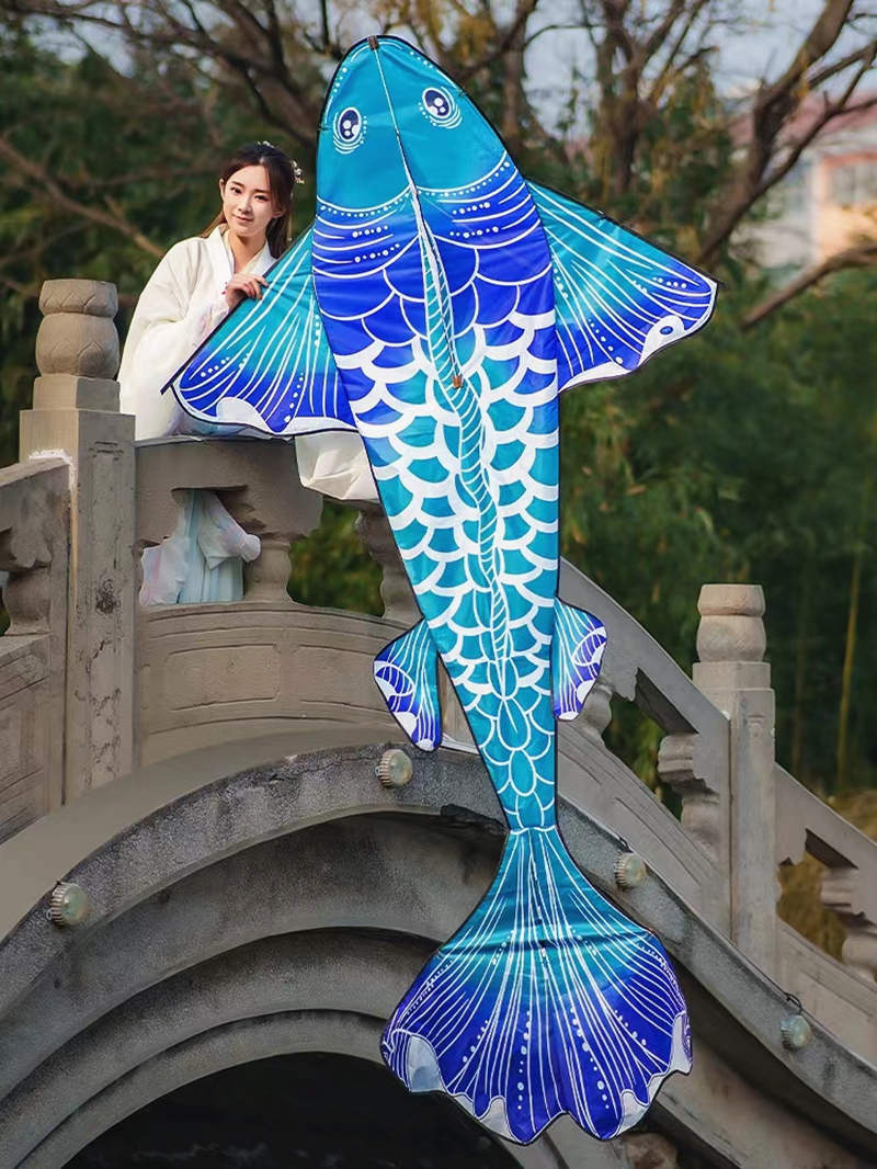 New fish kites giant kites for - مراجعة Kite Wind Outdoor وسعره