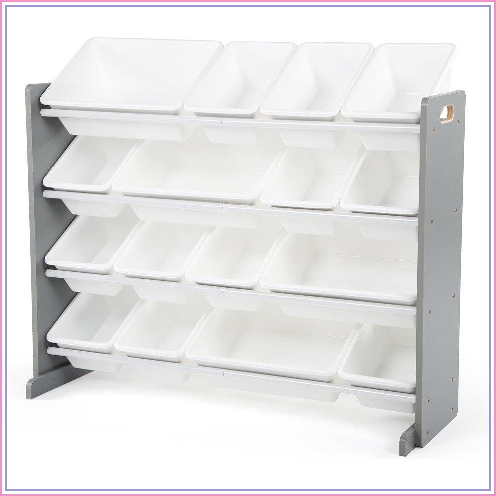 4-Tier Toy Storage Organizer w - مراجعة Kids Toys Kids Toys وسعره
