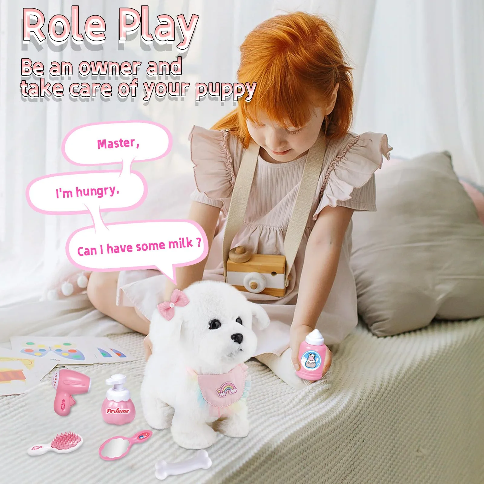 Interactive Walking Toy Dog fo - مراجعة Kids Toys Dog وسعره