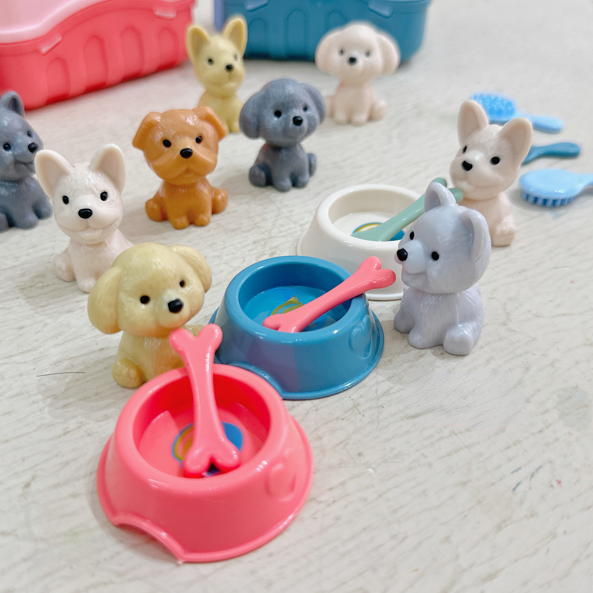 8pcs/set Pretend Play Pet Hous - مراجعة Kids Toys Dog وسعره