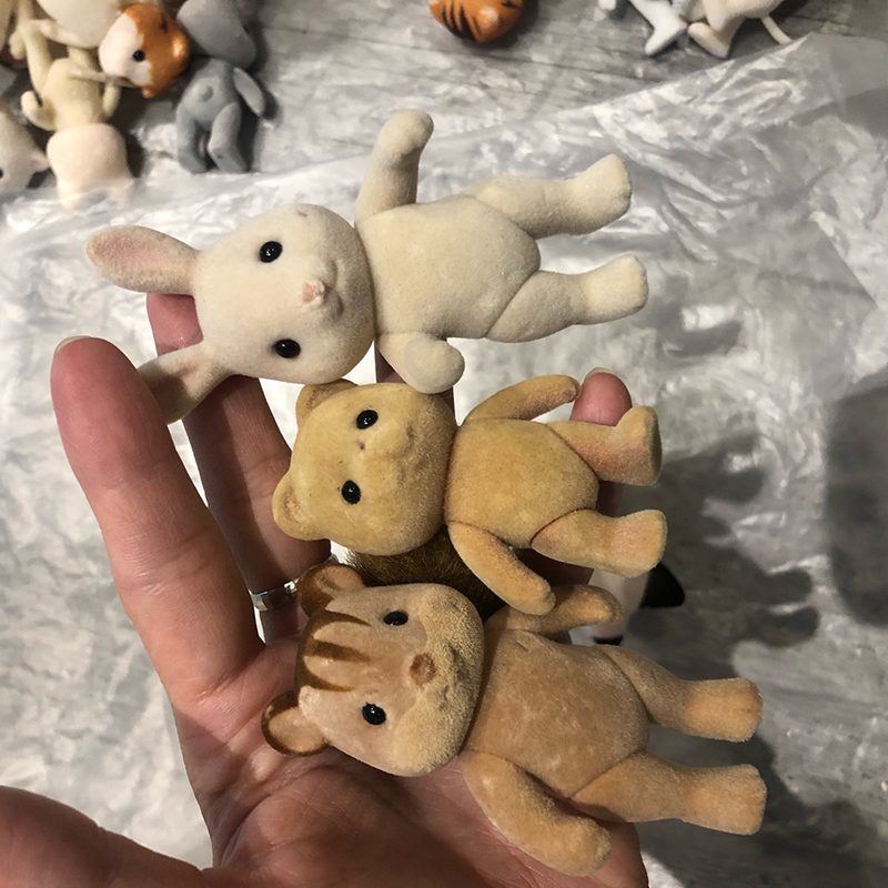 1PCS Forest Family Animal Figu - مراجعة Kids Toys Dog وسعره