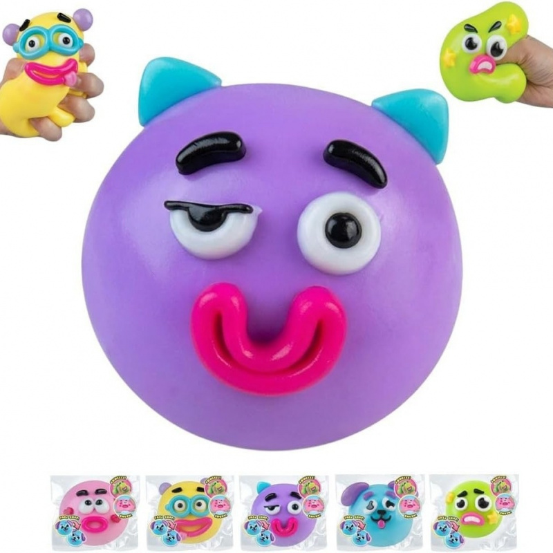 Smushers Squishy Dog Face Swap - مراجعة Kids Toys Dog وسعره