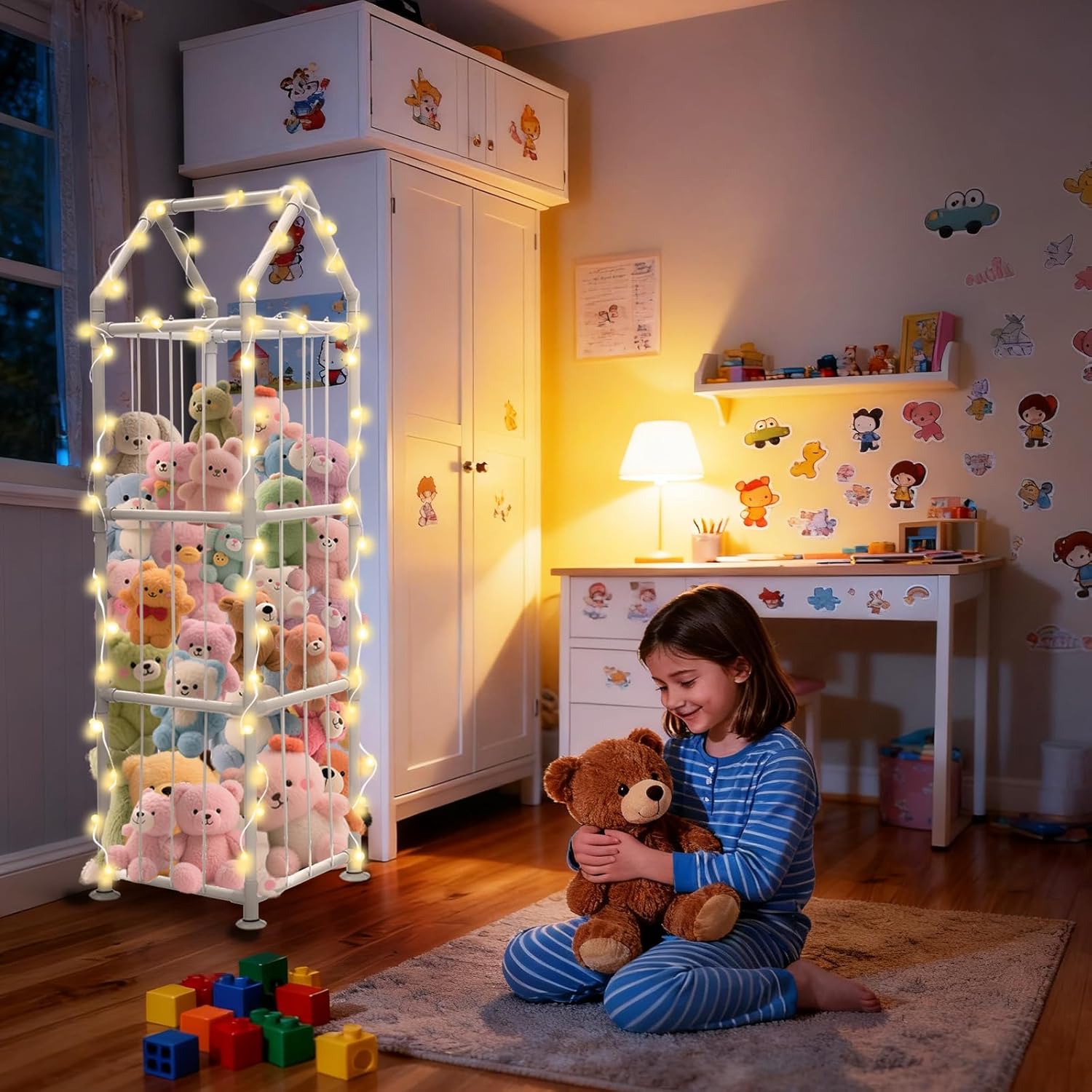Stuffed Animal Storage with Su - مراجعة Kids Toys Kids Toys وسعره
