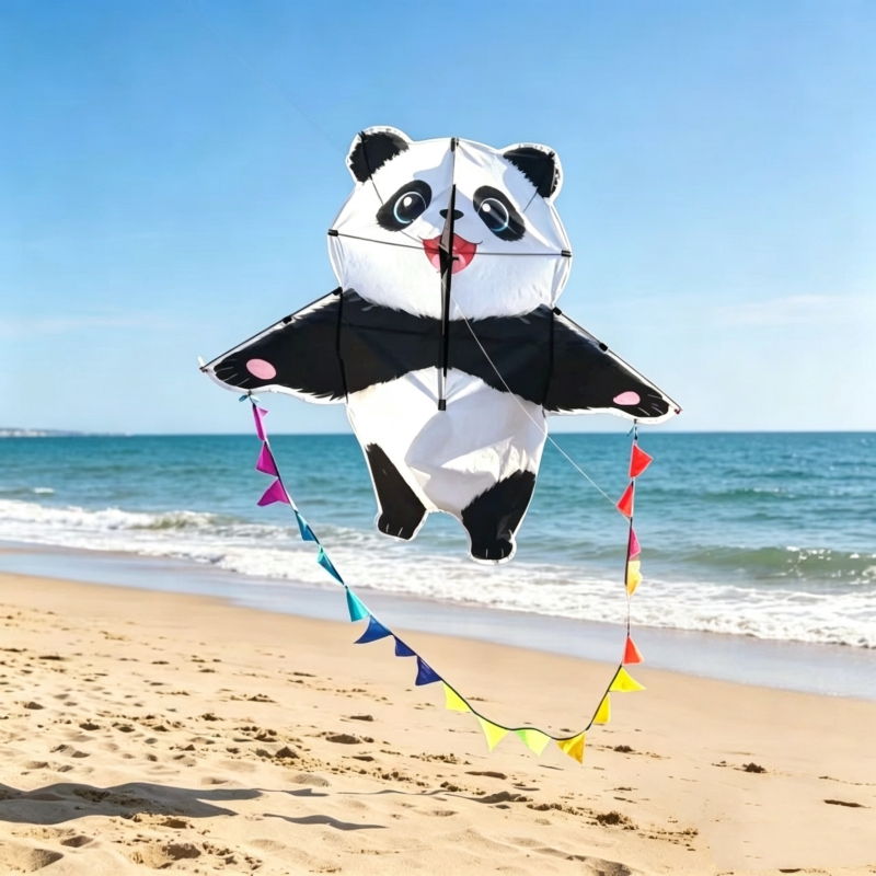 Panda kite flying adults kite  - مراجعة Kite Wind Outdoor وسعره