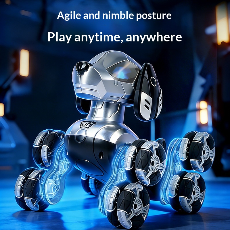 New RC Stunt Robot Dog 8 Wheel - مراجعة Kids Toys Dog وسعره