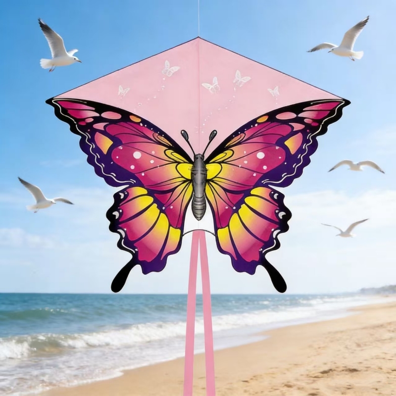 140cm Butterfly kites flying o - مراجعة Kite Wind Outdoor وسعره