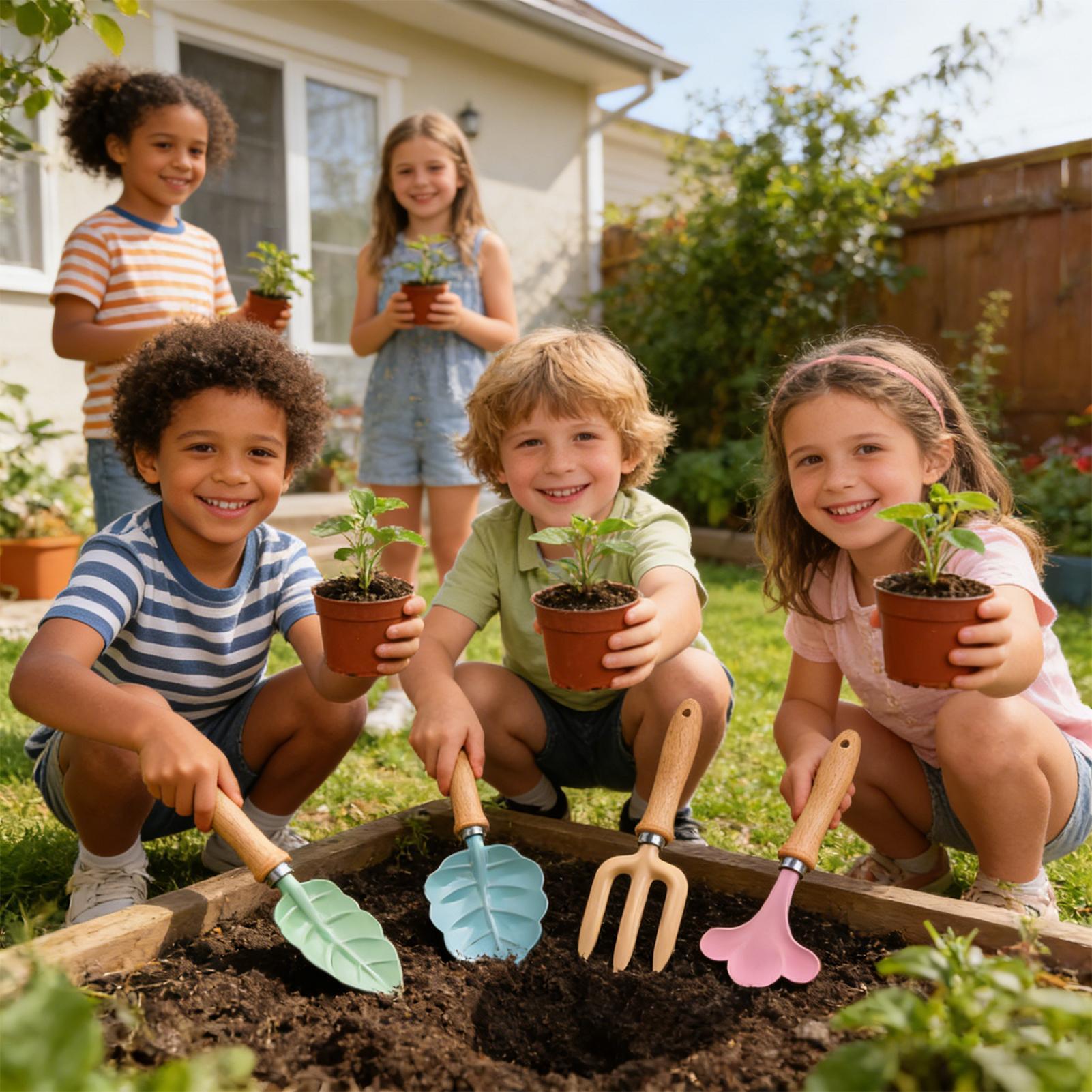 Kids Gardening Set 4 Piece Lea - مراجعة Kids Yard Toys وسعره