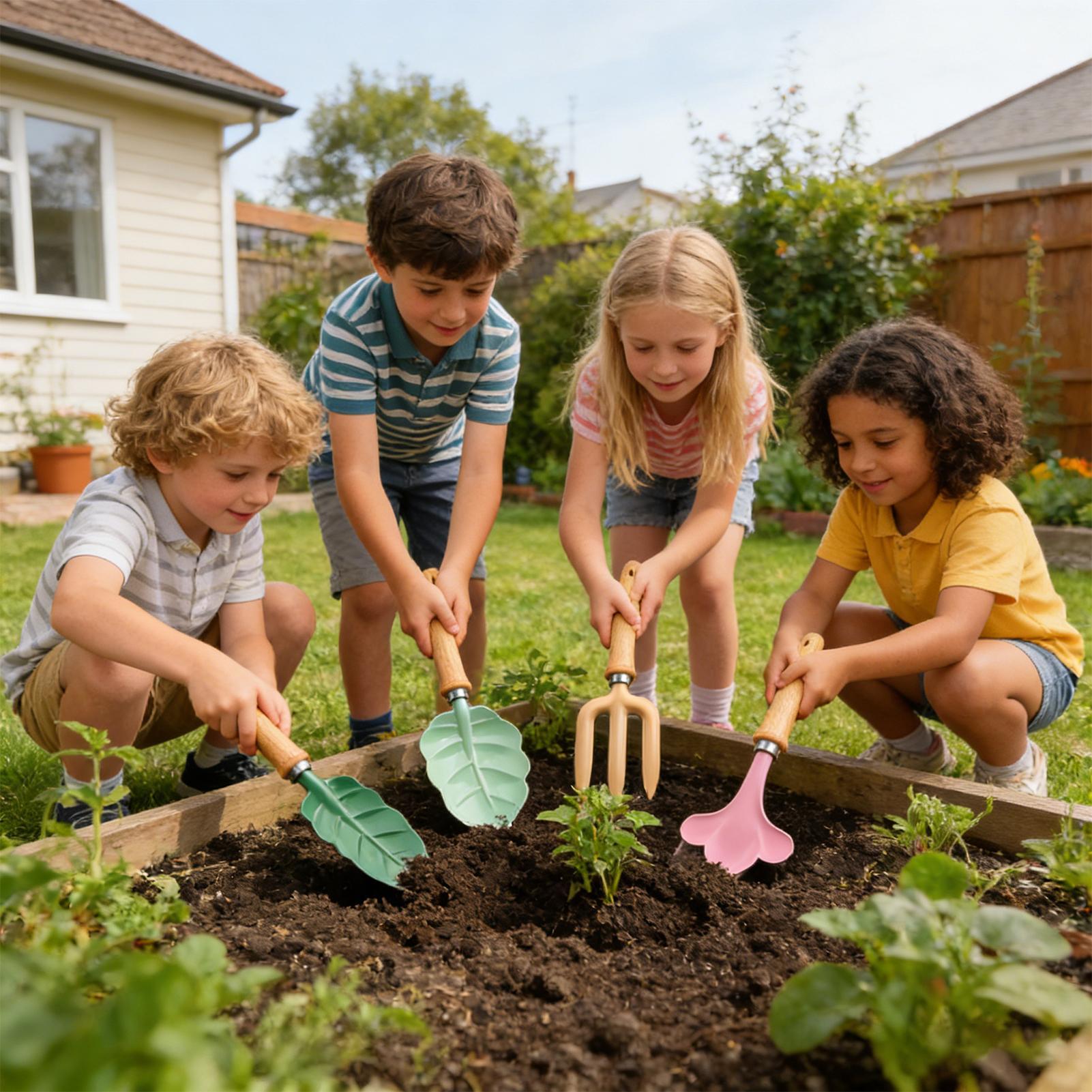 Kids Gardening Set 4 Piece Lea - مراجعة Kids Yard Toys وسعره