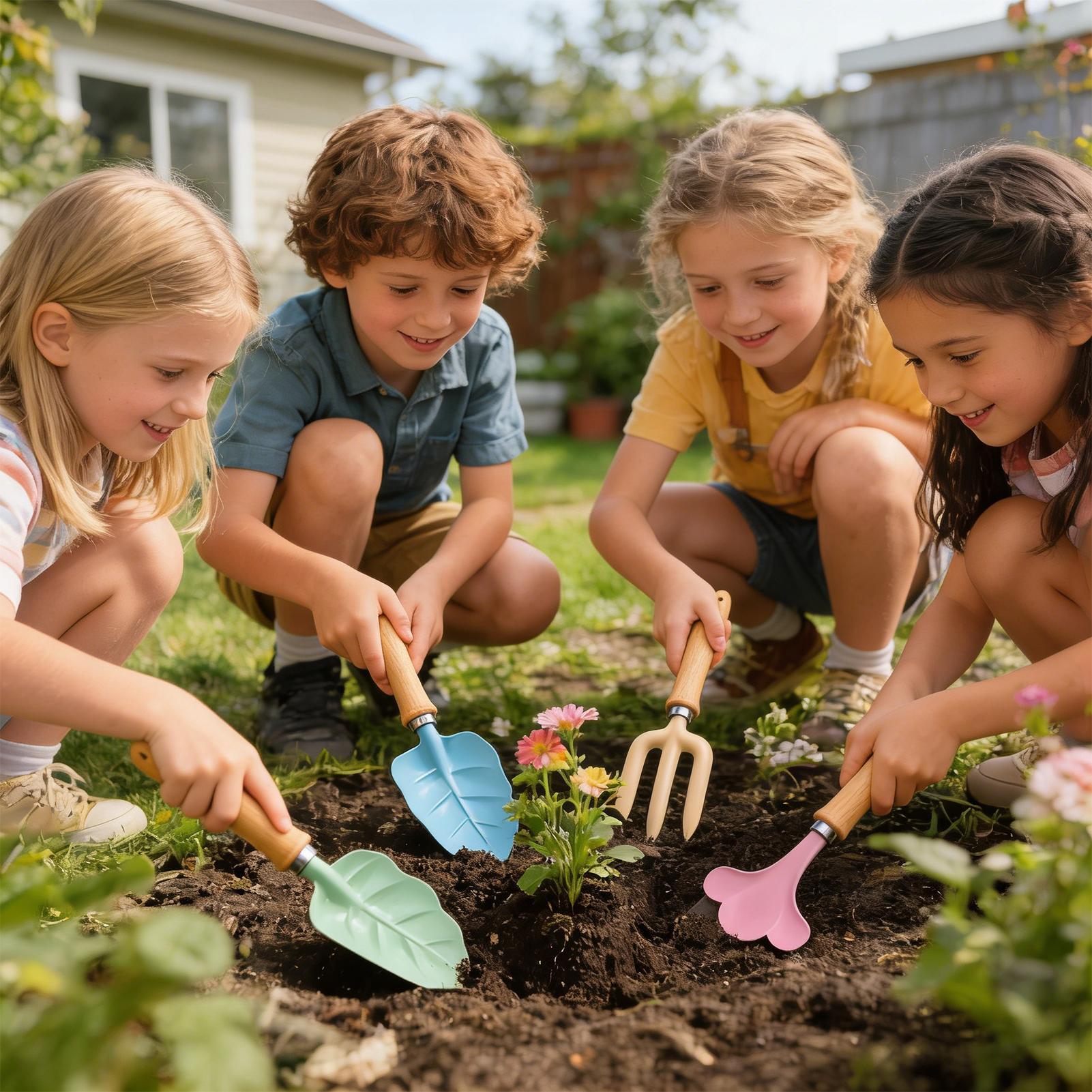 Kids Gardening Set 4 Piece Lea - مراجعة Kids Yard Toys وسعره