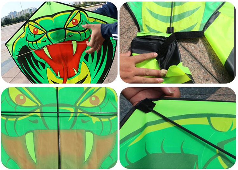 15m Large snake kites for chil - مراجعة Kite Wind Outdoor وسعره