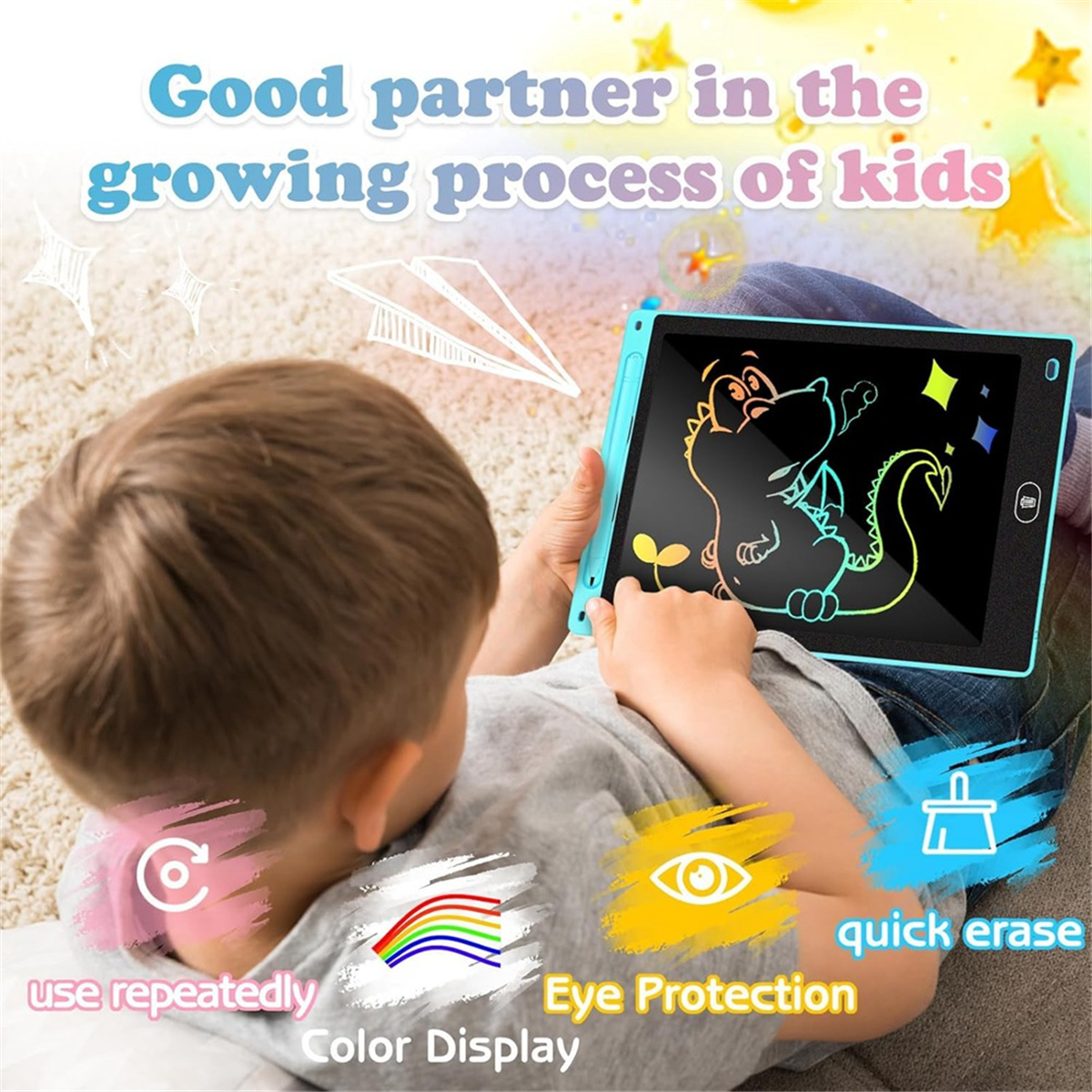 AA98 2 Pack LCD Writing Tablet - مراجعة Kids Toys Drawing وسعره