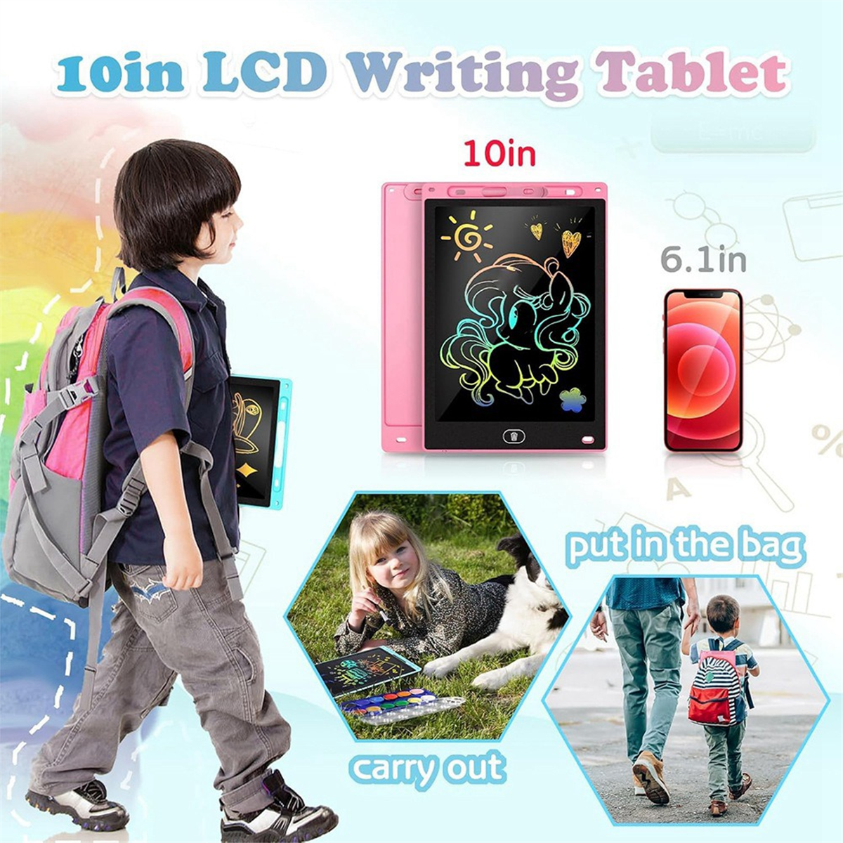 AA98 2 Pack LCD Writing Tablet - مراجعة Kids Toys Drawing وسعره