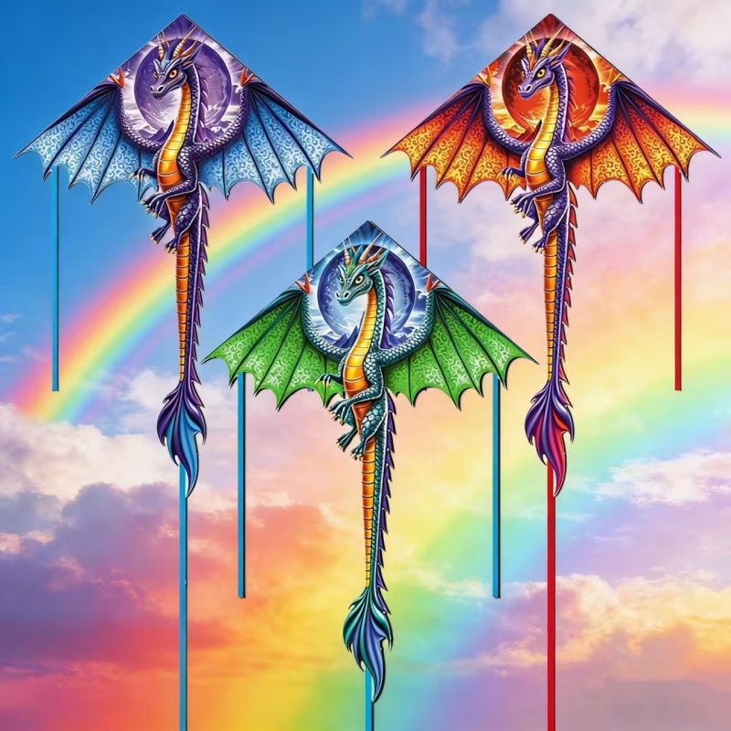 Dragon Kites flying for adults - مراجعة Kite Wind Outdoor وسعره
