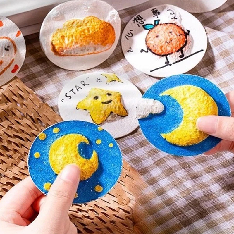 1Pc 3D Magic Puffy Foam Textur - مراجعة Kids Toys Drawing وسعره
