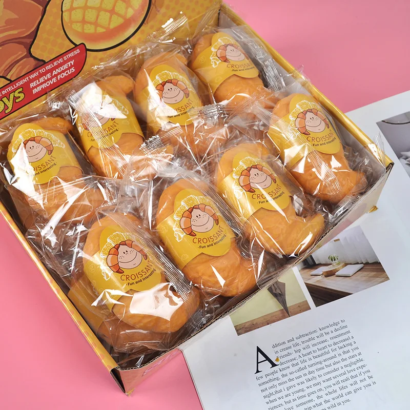 Realistic Croissant Squishy Sq - مراجعة Kids Toys In Wholesale وسعره