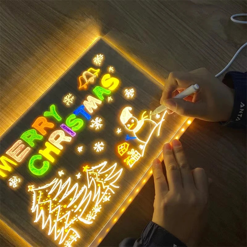 Magic Glow Kids Drawing Board: - مراجعة Kids Toys Drawing وسعره