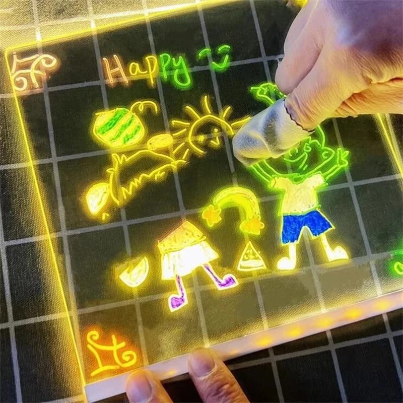 Magic Glow Kids Drawing Board: - مراجعة Kids Toys Drawing وسعره