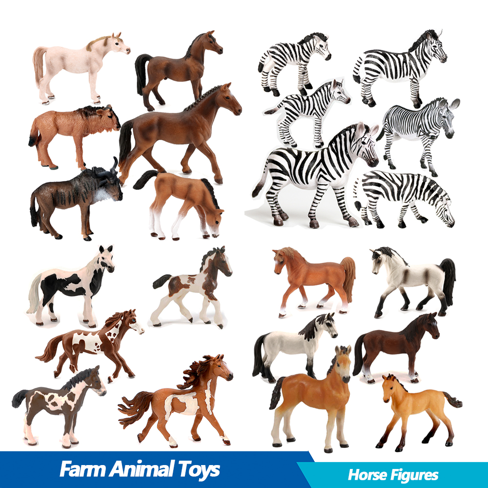 Zebra Wildebeest Gnu Plastic H - مراجعة Kids Toys Under 200 وسعره