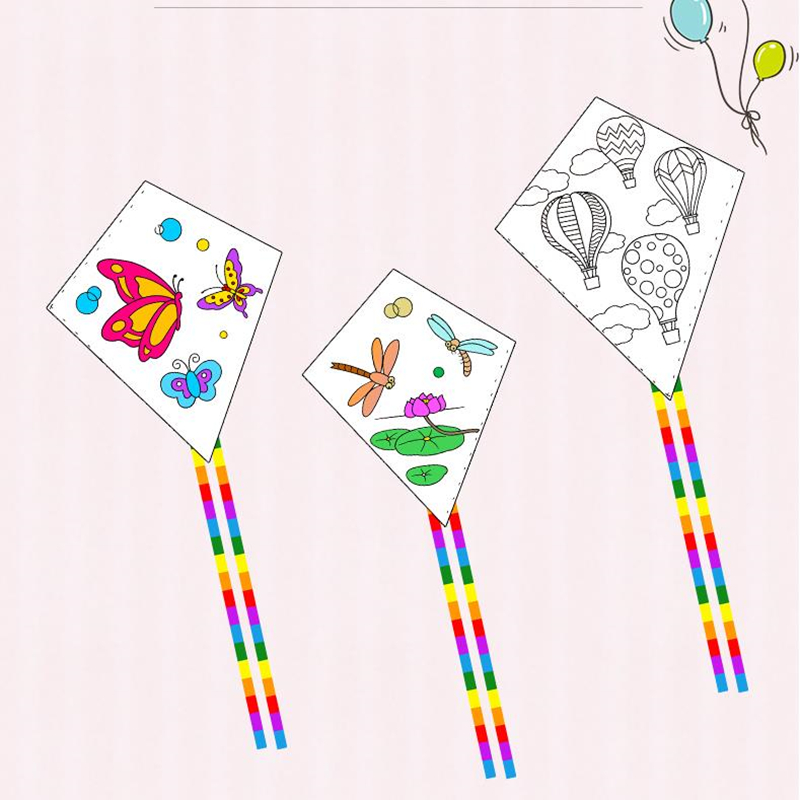 2pcs diy kite nylon fabric adu - مراجعة Kite Wind Outdoor وسعره