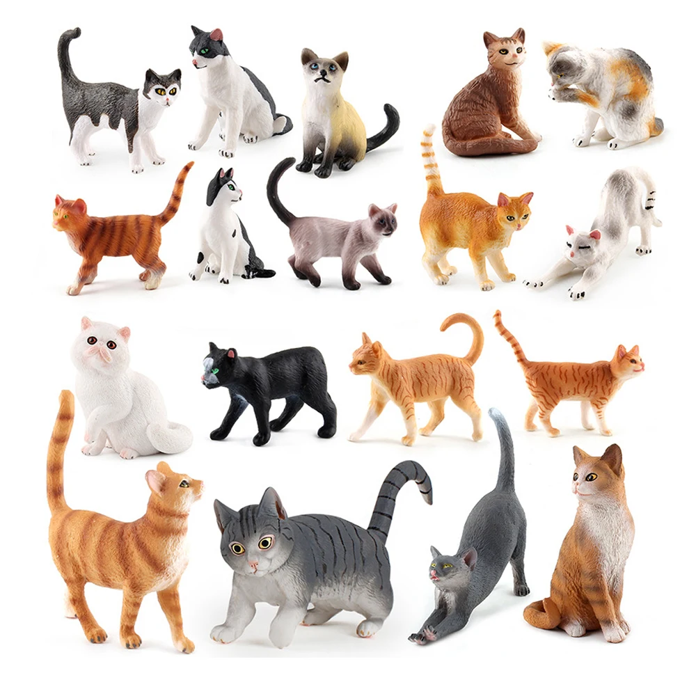 Cat Model Toys Farm animals Mi - مراجعة Kids Toys Under 200 وسعره
