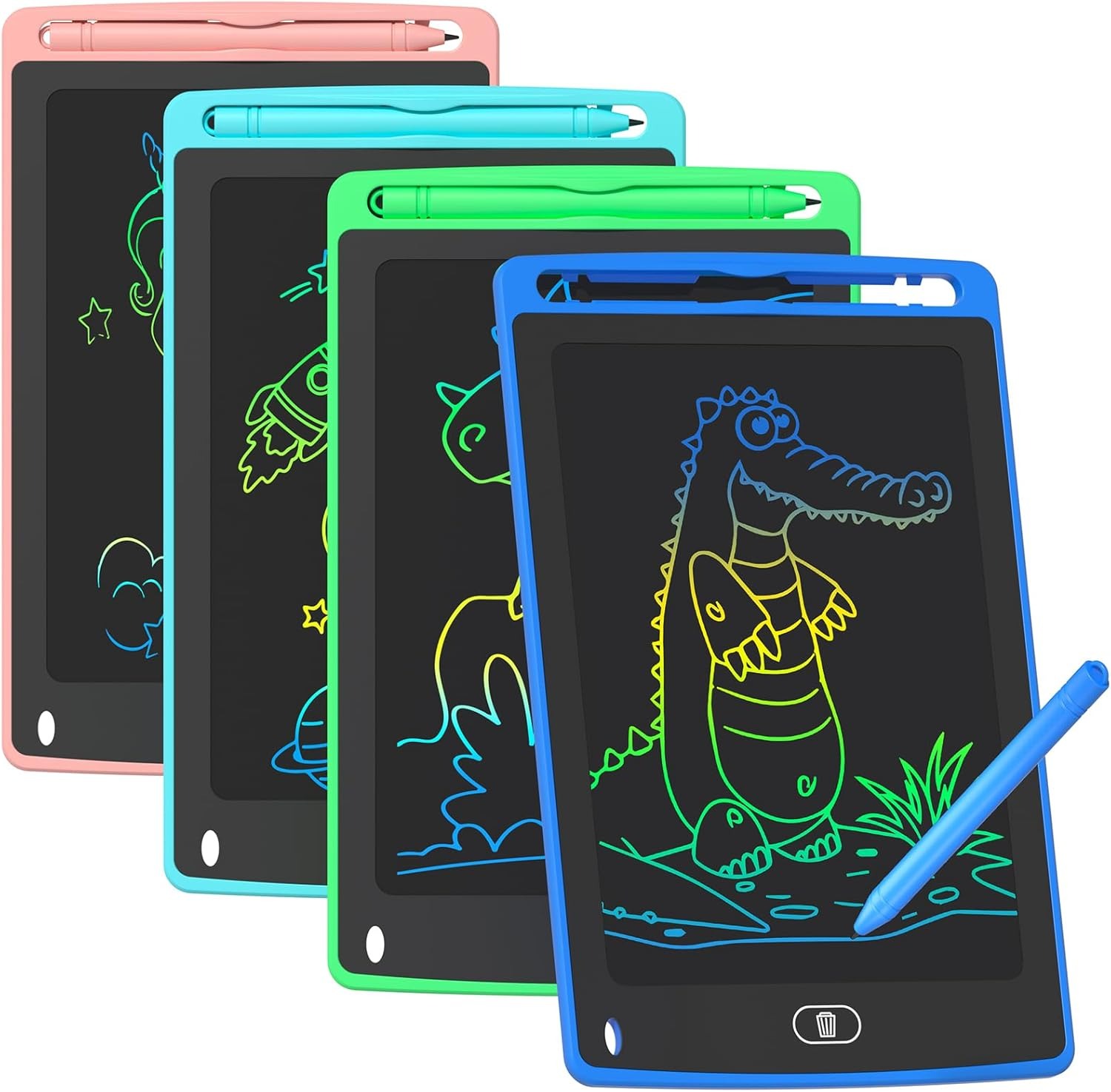 Pack LCD Writing Tablet for Ki - مراجعة Kids Toys Drawing وسعره