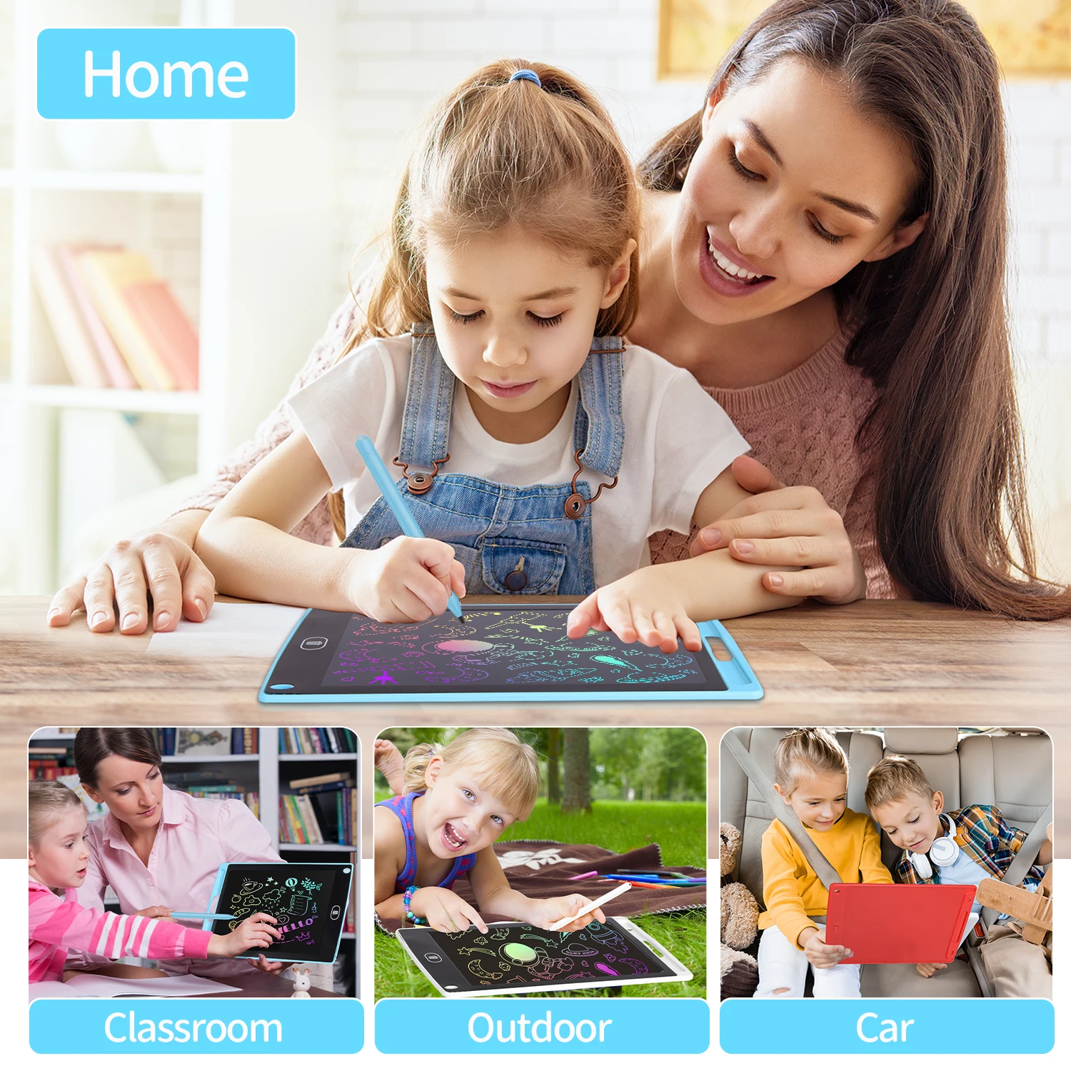 8.5 Inch LCD Writing Tablet Dr - مراجعة Kids Toys Drawing وسعره
