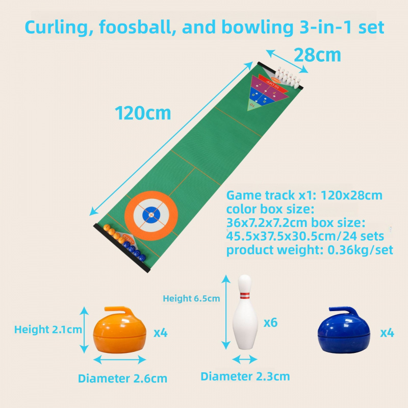 Curling Tabletop Game Set, Min - مراجعة Kids Toys Kids Toys وسعره