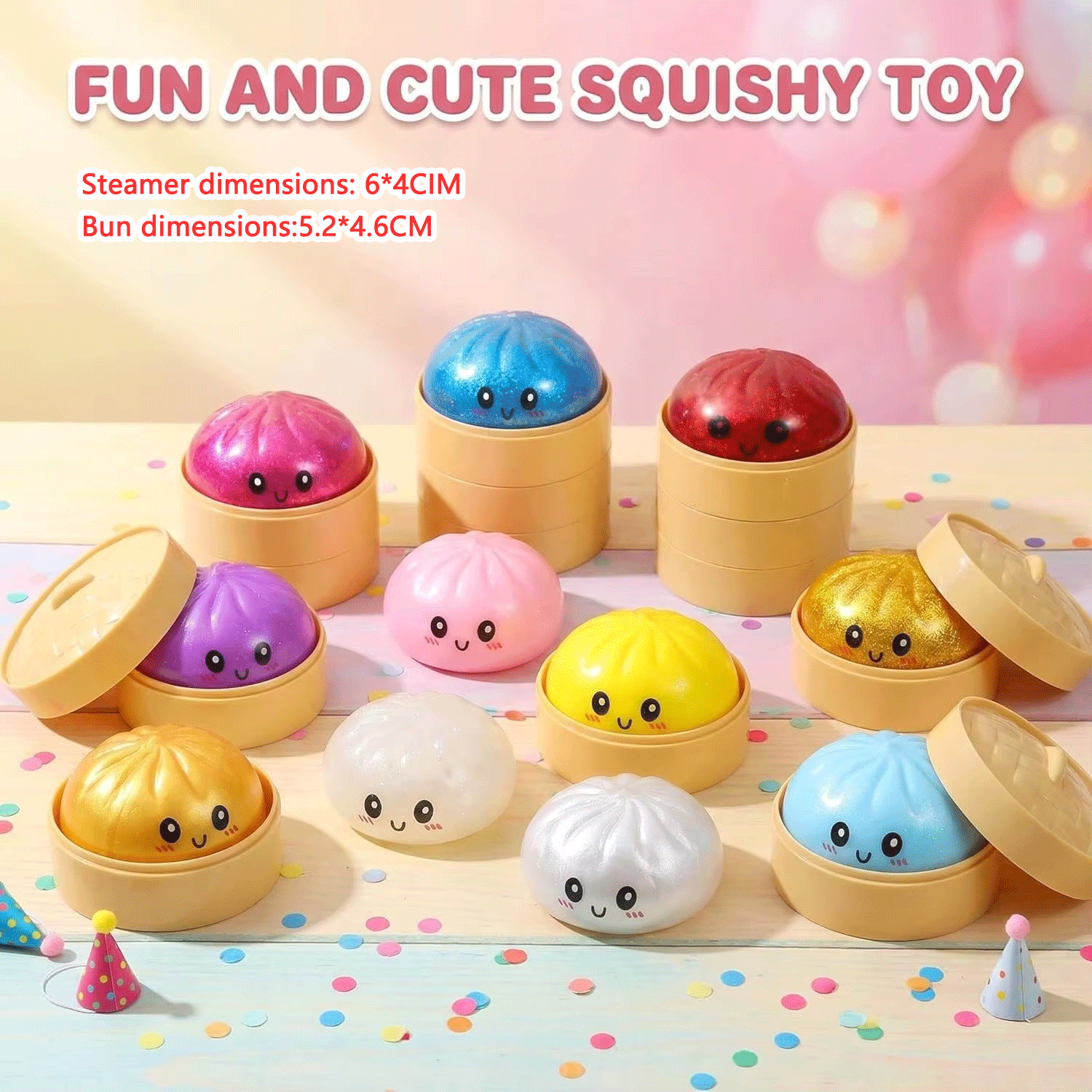 Sparkle Glitter Steamer Bun Sq - مراجعة Kids Toys In Wholesale وسعره