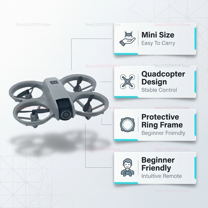 Mini Drone with 8K HD Camera F - مراجعة Kids Toys In Wholesale وسعره